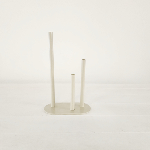 Modernist Three Tier Budvase - Beige